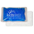 Blue Cloth-Backed, Gel Beads Cold/Hot Therapy Pack (4.5"x6")